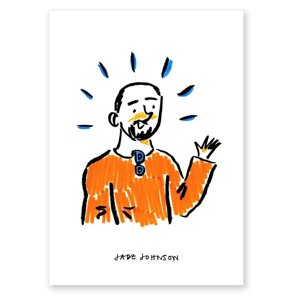 Live portrait drawing