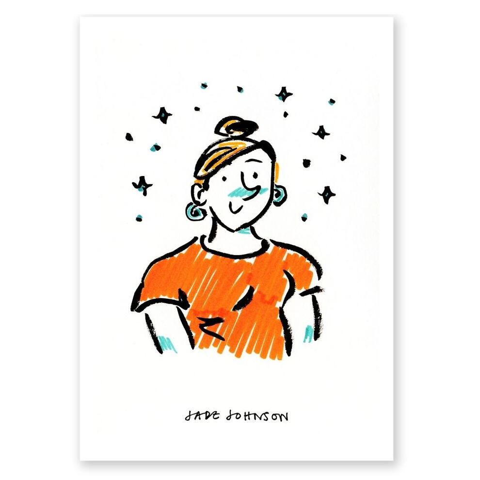 Live portrait drawing